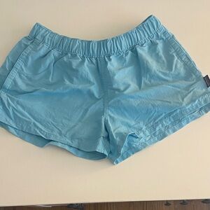 Patagonia Sky Blue Women's Athletic Shorts